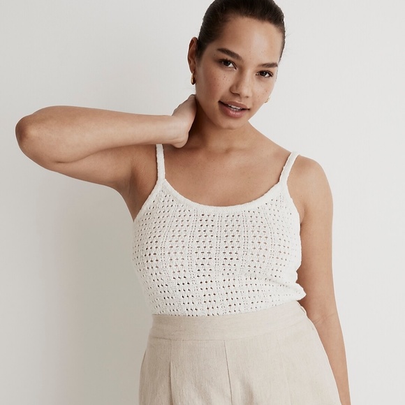 Madewell | Open-Stitch Sweater Tank - Picture 5 of 9